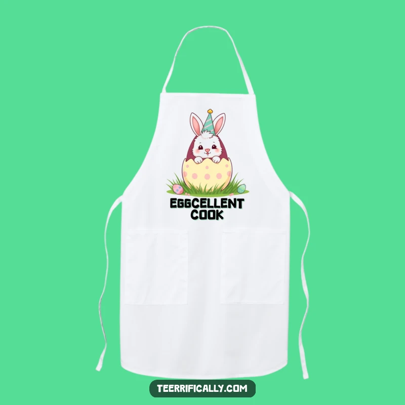 Funny Bunny Easter Apron: Kitchen Surprise Fun, Great Cooking Gift!
