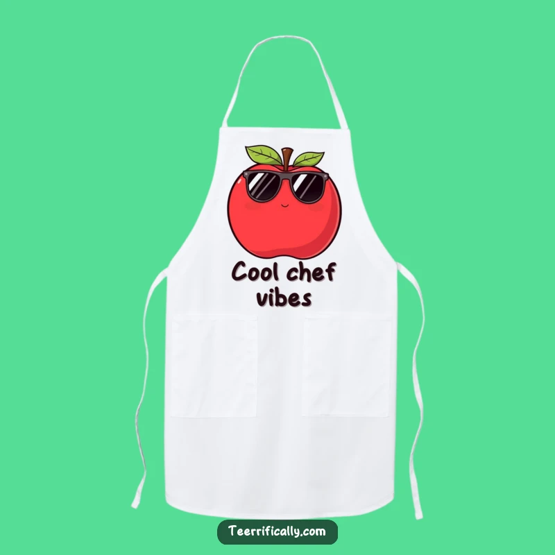 Funny Apple Chef Apron: Hilarious Gift for Cool Cooks