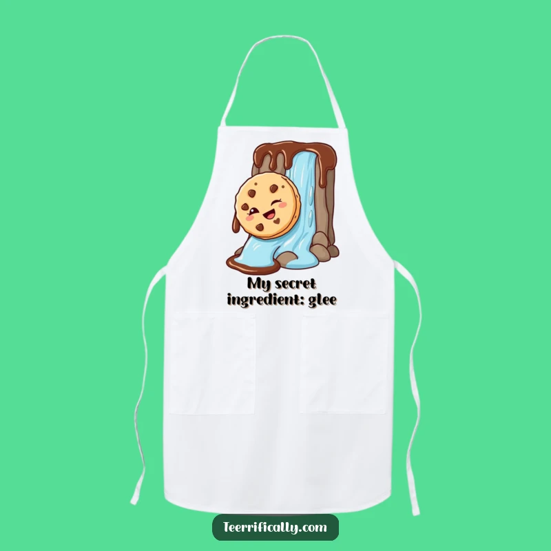 Funny Cookie Chocolate Slide Apron: Cook with Giggles, Perfect Funny Gift for Bakers!