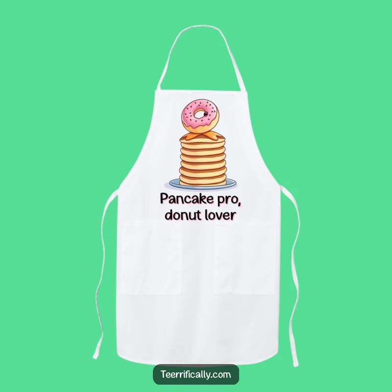 Funny Donut Pancake Apron: Cook with Sweetness, Kitchen Fun, Perfect Funny Gift