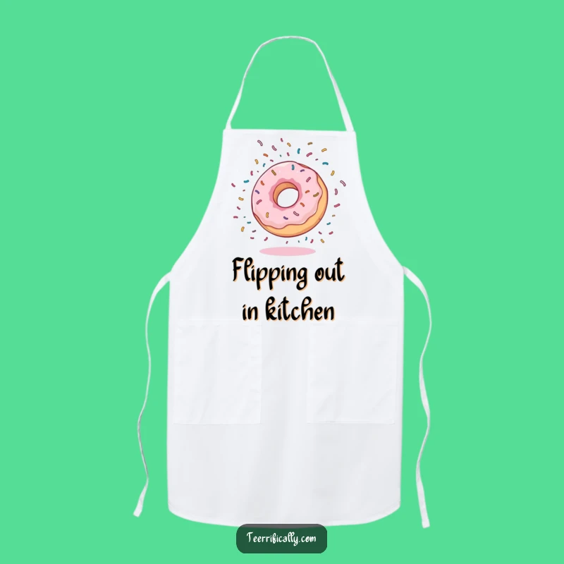 Funny Donut Sprinkle Apron: Bake with Joy, Perfect Funny Gift for Playful Bakers!