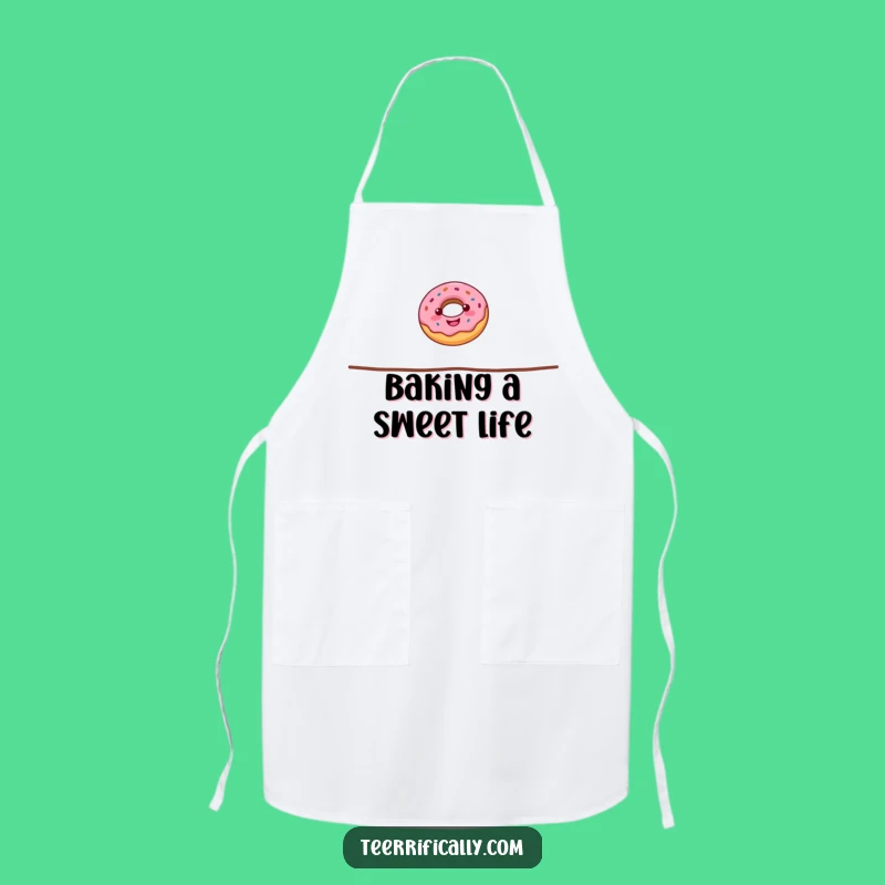 Funny Donut Tightrope Apron: Cook with Confidence and Comic Flair