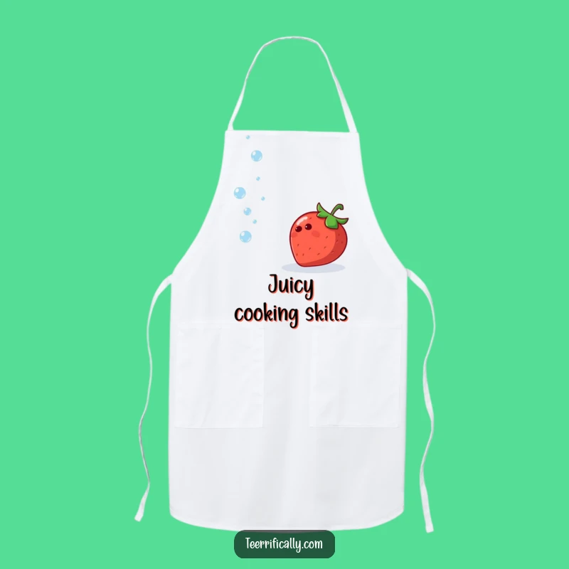 Funny Apron: Strawberry's Kitchen Fun, Fruity Chef, Perfect Gift