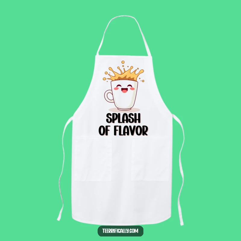 Funny Coffee Chef Apron: Hilarious Gift for Energetic Cooks