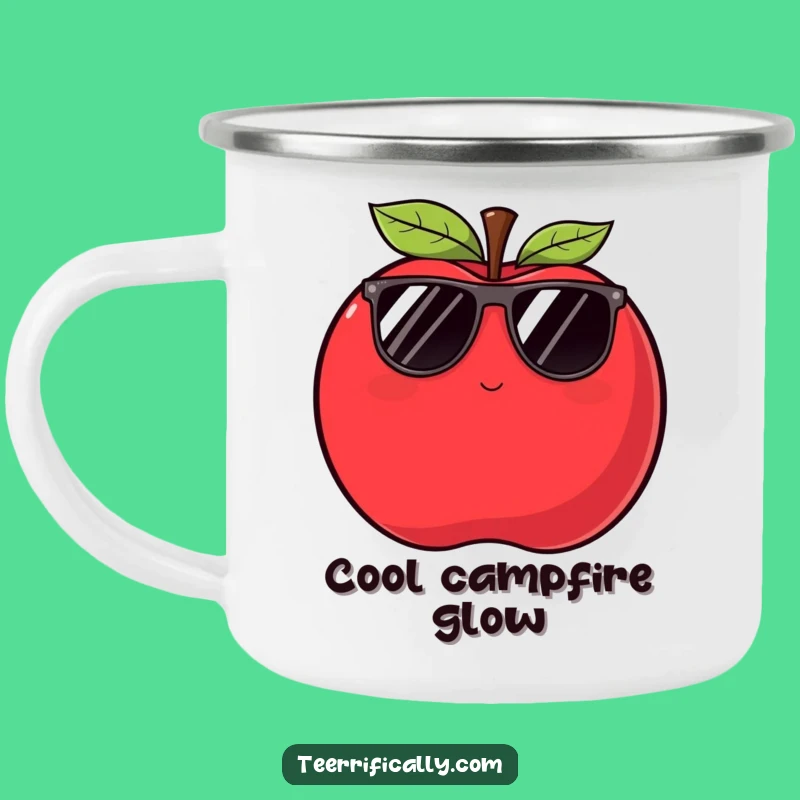 Funny Apple Camp Mug: Hilarious Gift for Cool Adventures