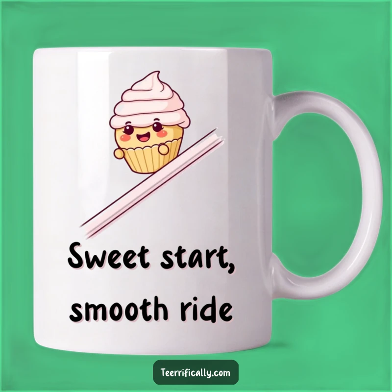 Funny Cupcake Banister Mug - Glee-filled Sweet Treat & Gift