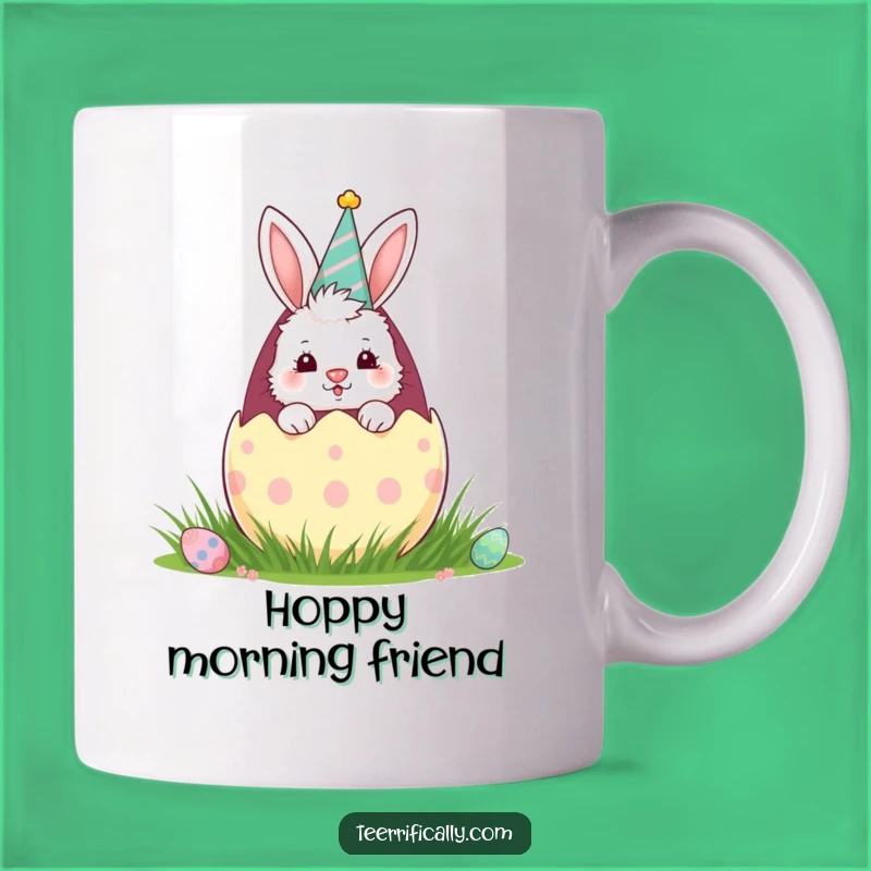 Funny Bunny Easter Mug: Egg Surprise, Hilarious Spring Gift!