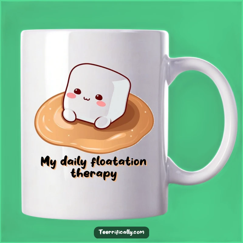 Funny Marshmallow Hot Cocoa Mug: Adorable Floating Treat, Perfect Cozy Gift