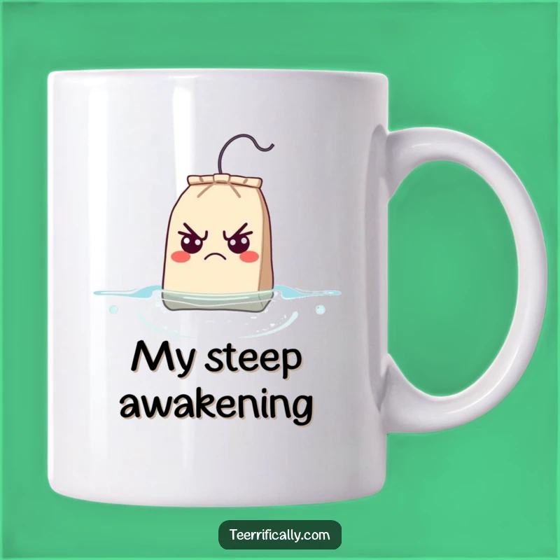 Funny Grumpy Teabag Mug - Surprised Floater Perfect Funny Gift