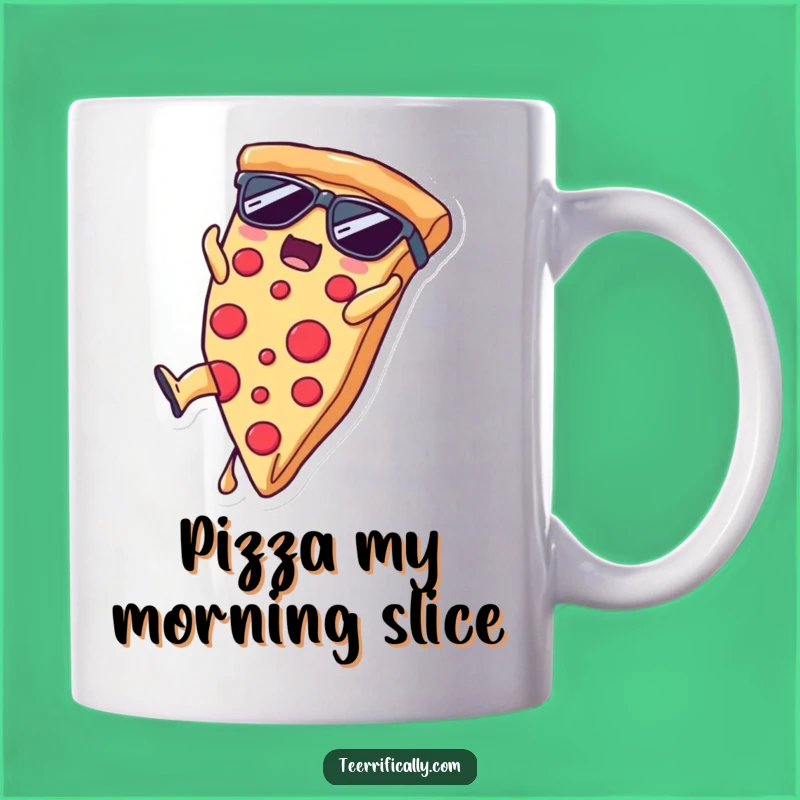 Funny Pizza Somersault Mug: Hilarious Gift for Pizza Lovers