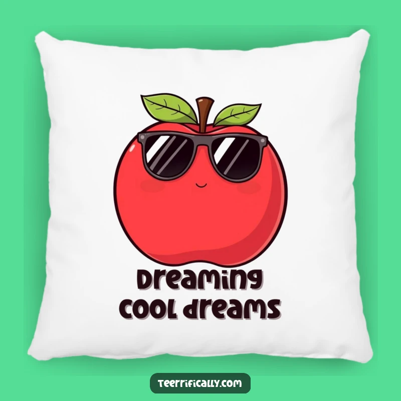 Funny Apple Comfort Pillow: Hilarious Gift for Cool Slumber