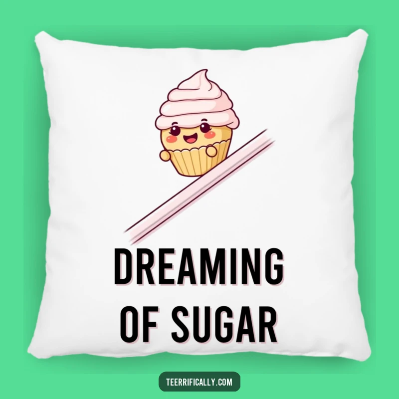 Funny Cupcake Banister Pillow - Cozy Comfort & Sweet Humor Gift