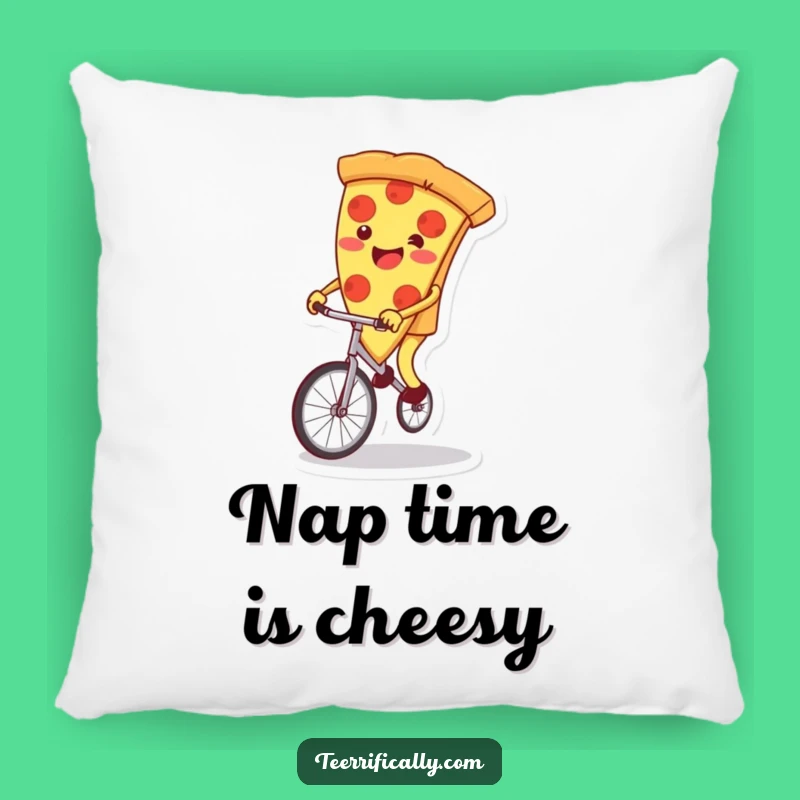 Funny Pizza Unicycle Pillow: Soft, Comfy, and Hilariously Absurd