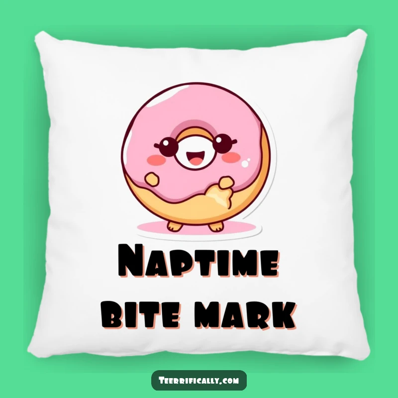 Funny Proud Donut Bite Pillow: Cuddle Up with This Hilariously Sweet & Proud Character!