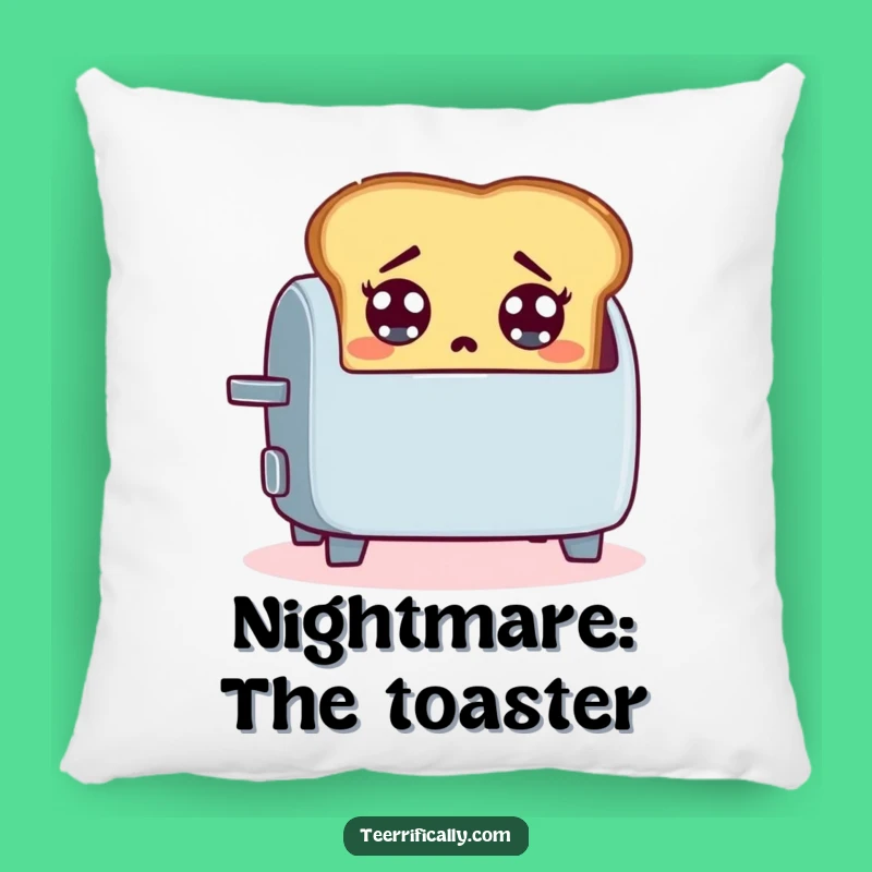 Funny Toast Pillow: Cozy Breakfast Buddy, Adorable Funny Gift for Your Couch!