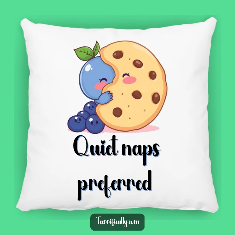 Funny Shy Blueberry Pillow - Cozy Comfort with a Sweet and Cute Funny Gift