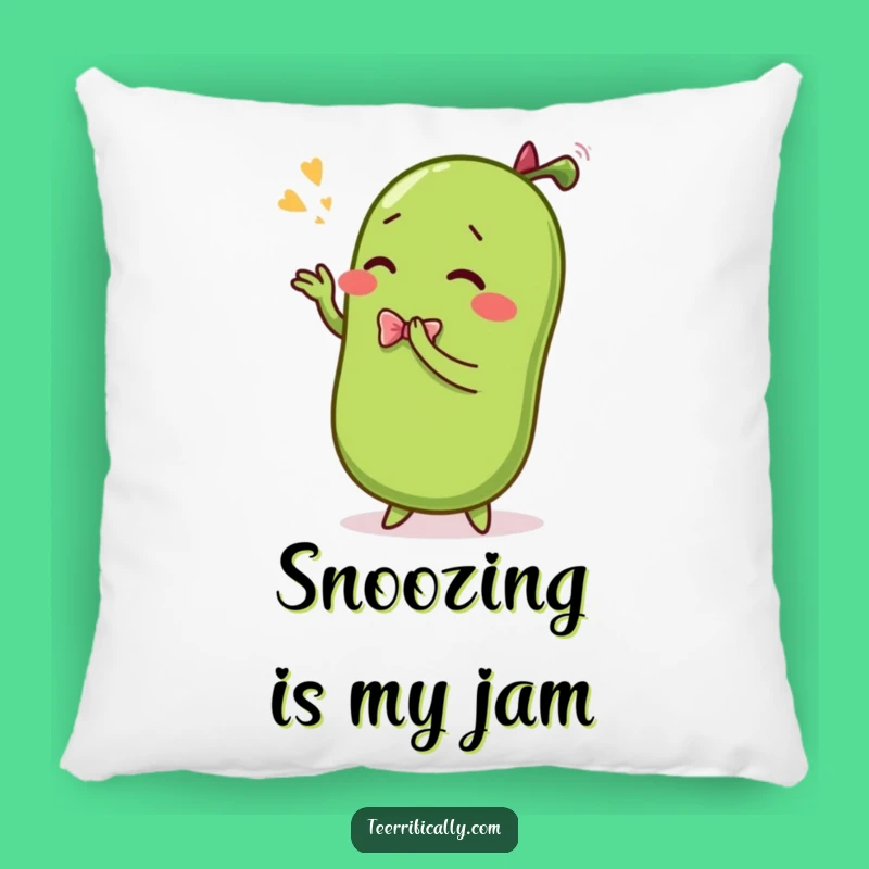 Funny Sentient Pickle Bowing Pillow - Cozy Comedic Comfort and Hilarious Funny Gift