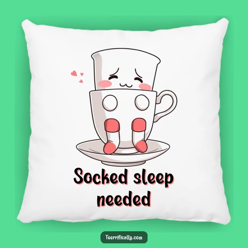 Funny Teacup Pillow: Cozy Confusion Comfort, Adorable Funny Gift for Your Sofa!
