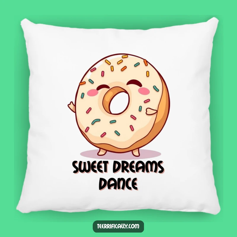Funny Winking Donut Pillow - Cozy Shimmy & Sweet Comfort