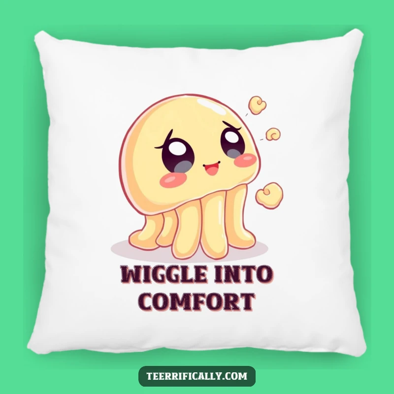Funny Wobbly Jelly Pillow: Popcorn Chase Comfort, Cozy Funny Gift