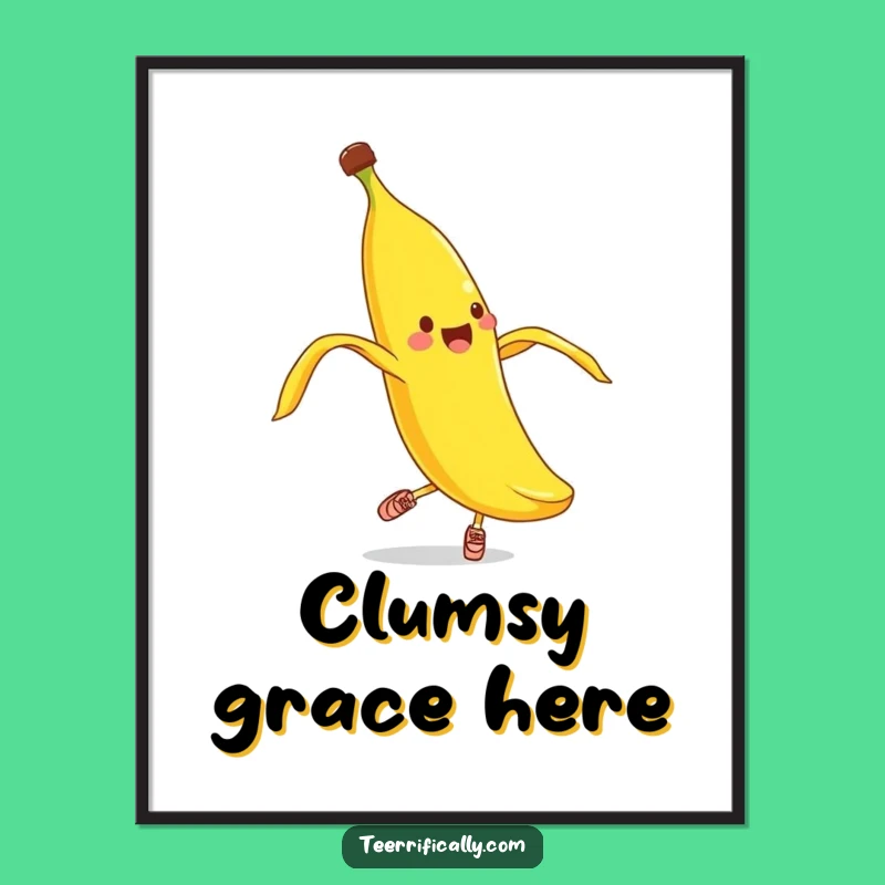 Funny Banana Peel Pirouette Digital Art - Instant Silliness & Fun