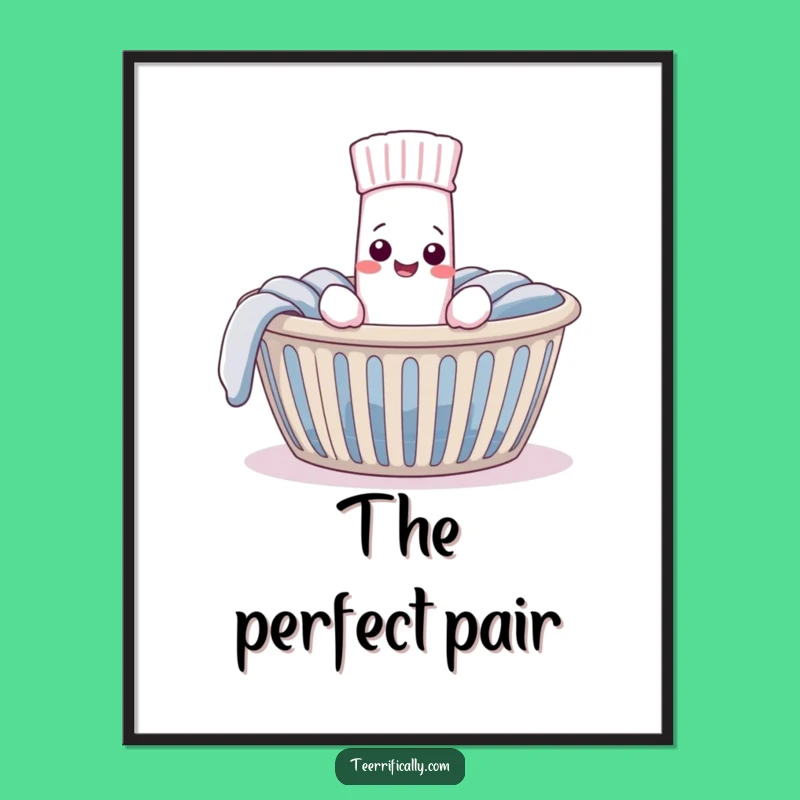 Funny Lost Sock Digital Art: Instant Joy, Perfect Funny Gift for Walls!