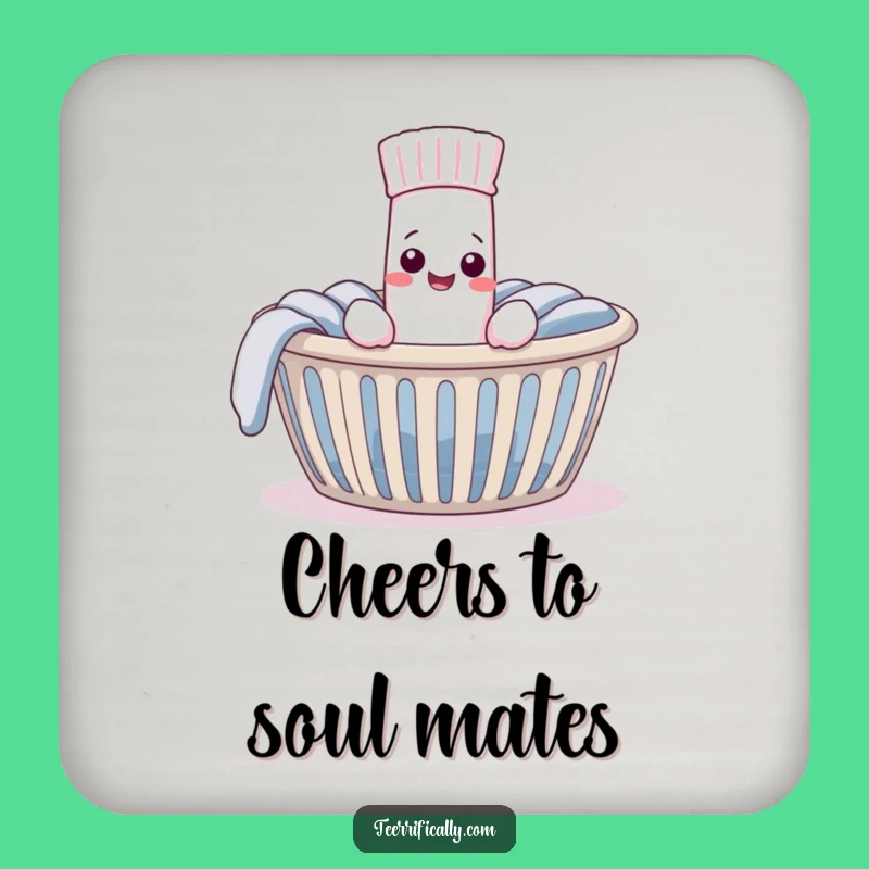 Funny Lost Sock Coaster: Protect Surfaces with Humor, Ideal Funny Gift!