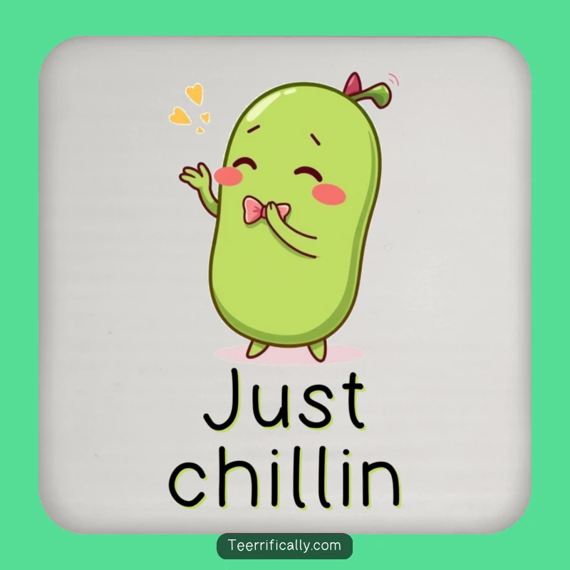 Funny Pickle Bowing Coaster - Protect Surfaces with Comedic Charm - A Quirky Funny Gift