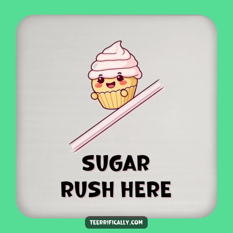 Funny Cupcake Banister Coaster - Protect Surfaces with Sweetness