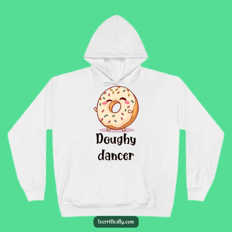 Funny Winking Donut Hoodie - Cozy Shimmy & Sweet Style