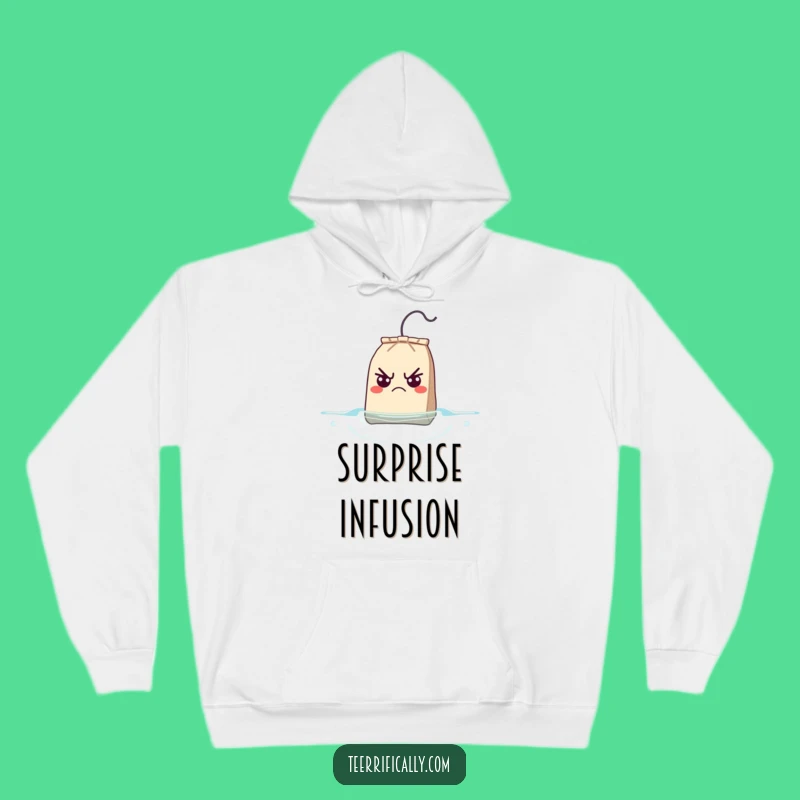 Funny Grumpy Teabag Hoodie - Cozy Surprise for Tea Lovers