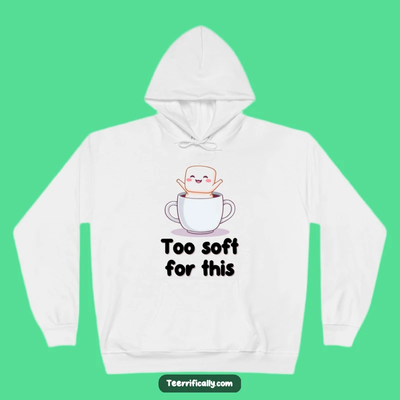 Funny Marshmallow Jump Hoodie - Warm and Cozy Comfort with a Joyful Funny Gift