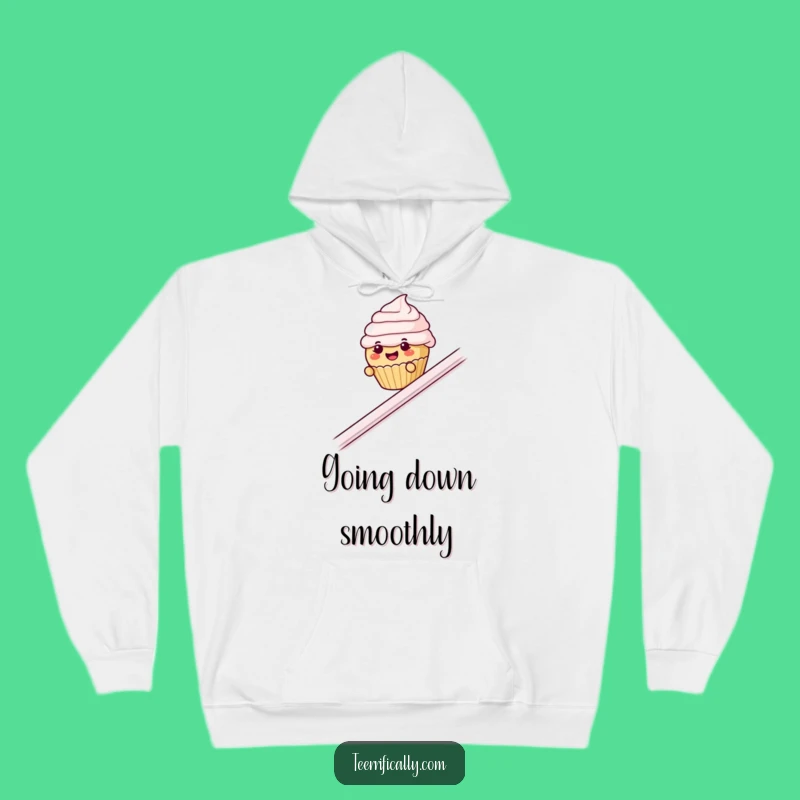 Funny Cupcake Banister Hoodie - Cozy Dessert Fun & Hilarious Gift