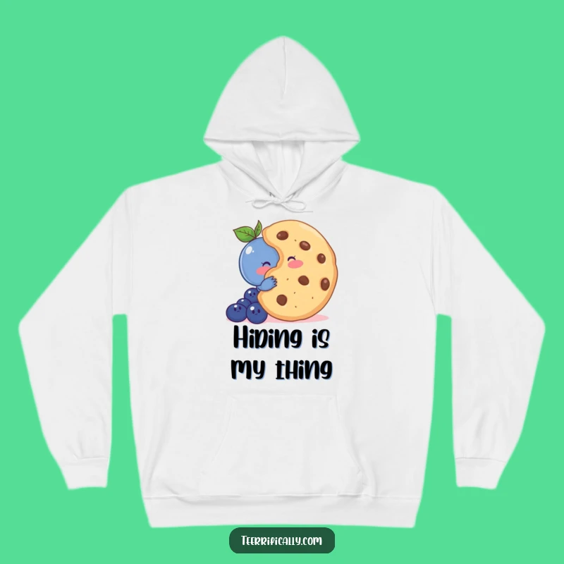 Funny Shy Blueberry Hoodie - Cozy Comfort with a Sweet and Cute Funny Gift
