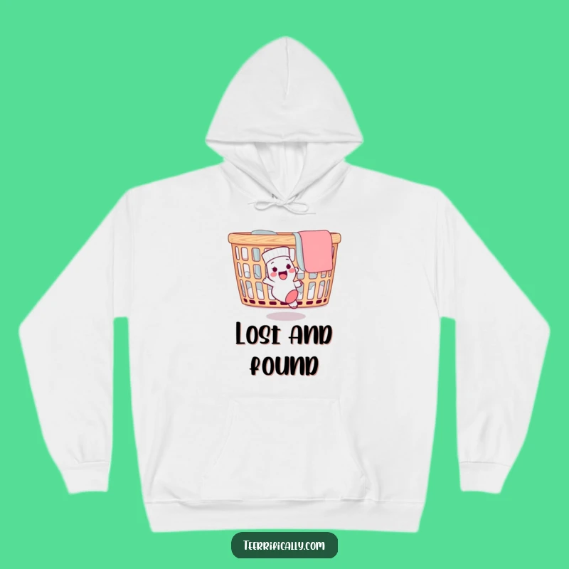 Funny Lost Sock Hoodie: Cozy Up With Laundry Day's Funniest Chase!