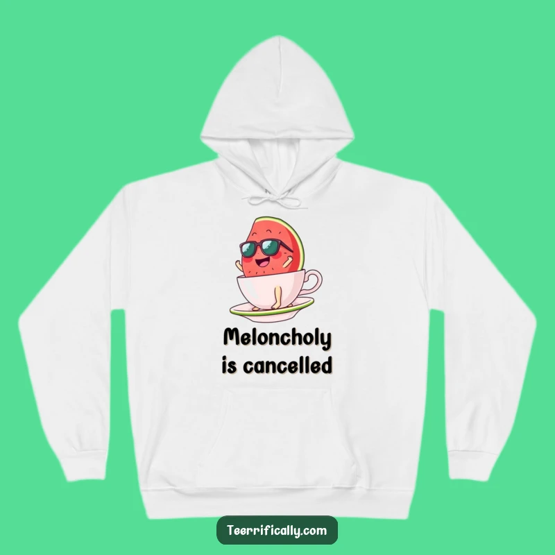 Funny Watermelon Surfing Hoodie: Cozy Comfort with Tropical Cool