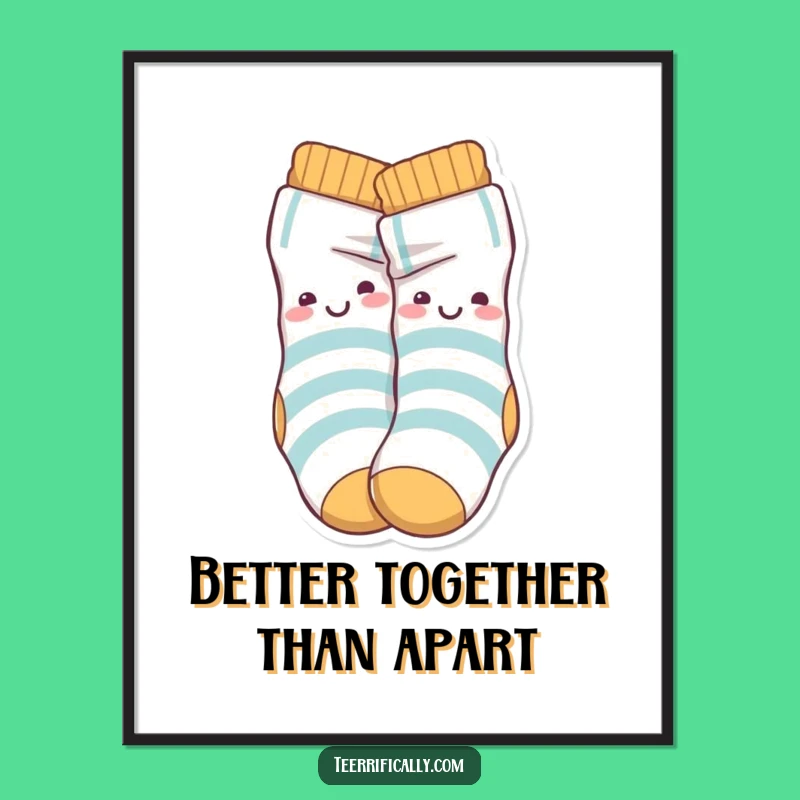 Free Printable Wall Art: Tangled Socks Shenanigans, Hilarious Downloadable Decor