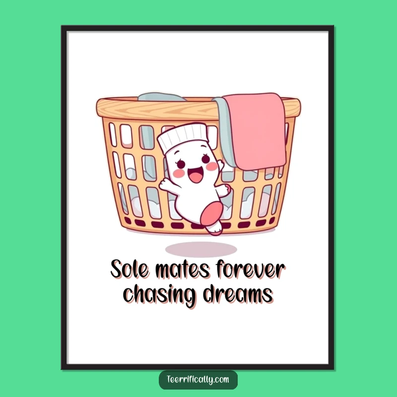 Free Printable Wall Art: Funny Sock Couple for Whimsical Home Decor