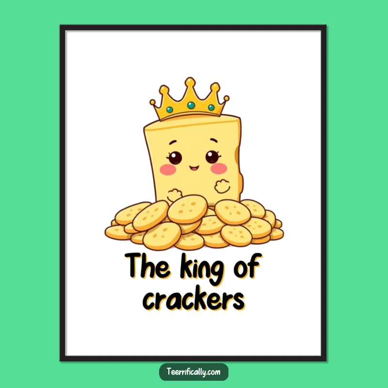 Funny Free Printable Wall Art: Royal Cheese King Printable Art for Whimsical Decor