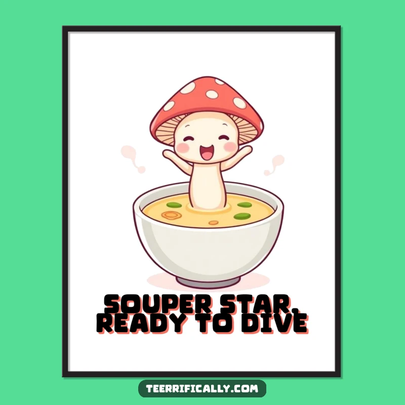 Funny Free Printable Mushroom Wall Art: Downloadable Digital Art for Cozy Charm!