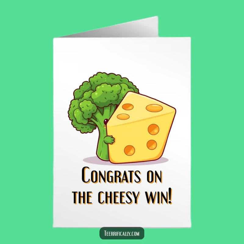 Free Printable Congratulations Card: Cheesy Victory Downloadable Gift