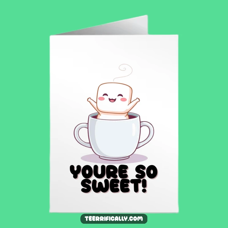 Free Printable Funny Marshmallow Congrats Card - Joyful Downloadable Greeting for Success!