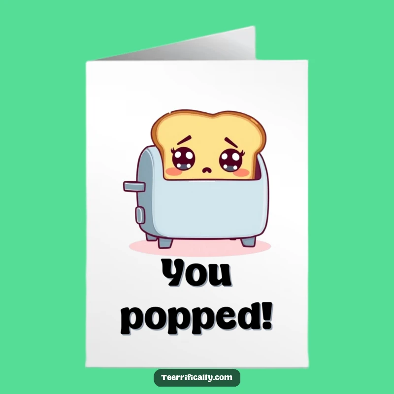 Free Printable Toast Congrats Card: Funny DIY Downloadable Gift for Big News