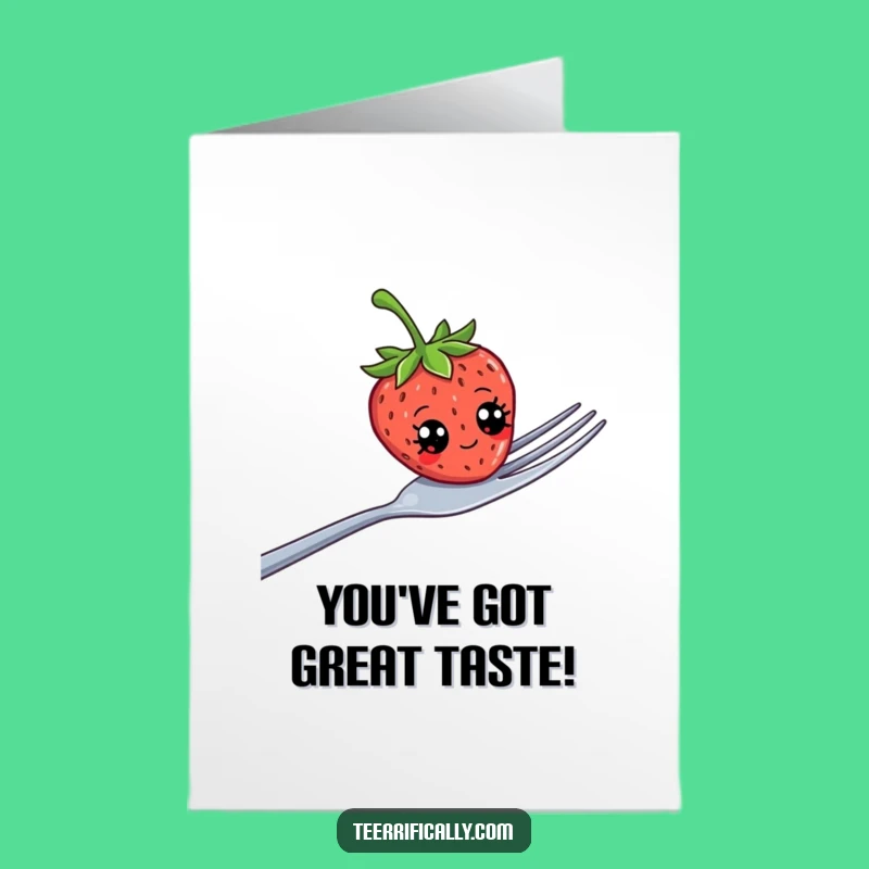 Free Printable Strawberry Congratulatory Card - Googly Eyes Fun
