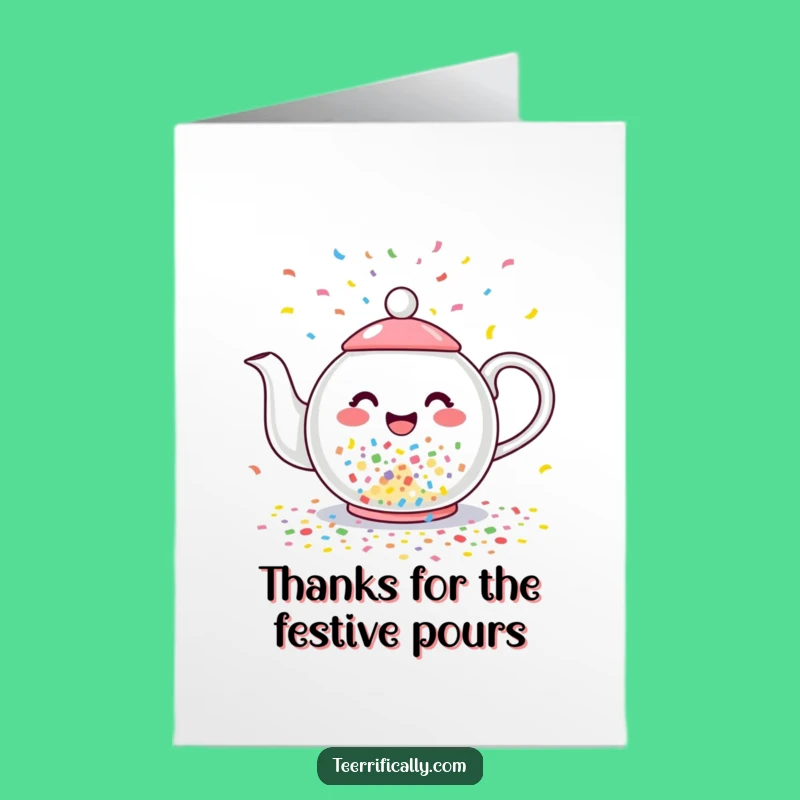 Free Printable Thank You Card: Confetti Gratitude Downloadable Gift