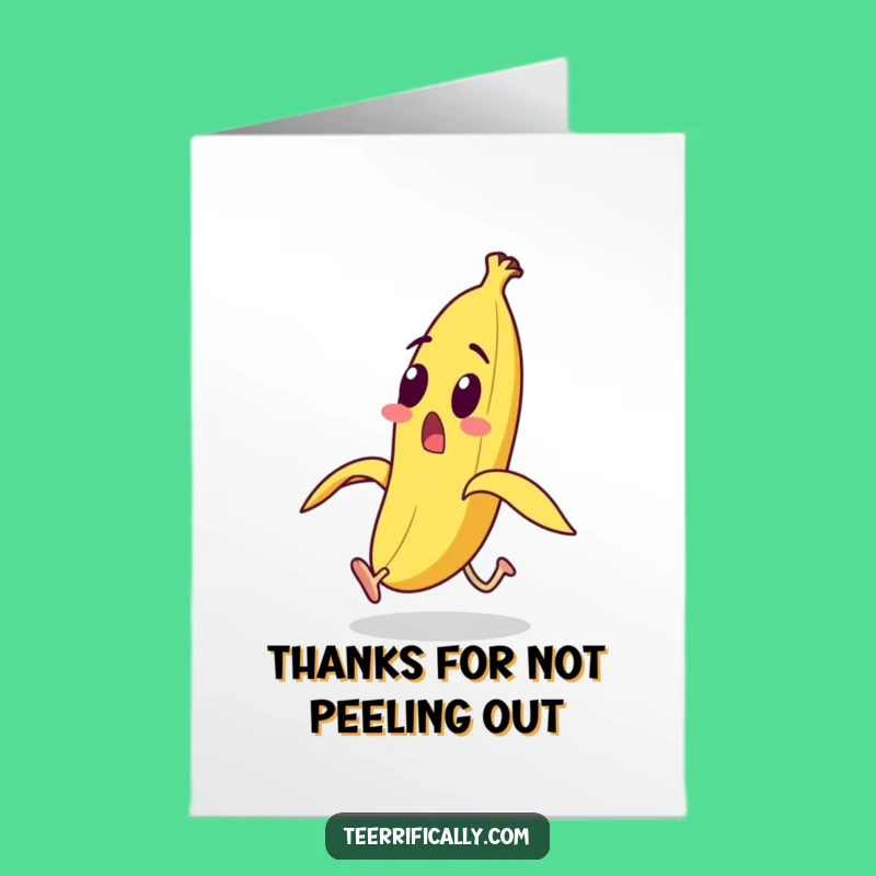 Thank You Card: Banana's Great Escape! Free Printable, Whimsical Downloadable Gift!