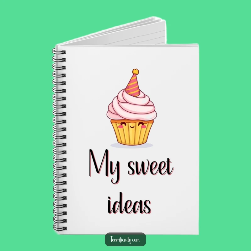 Funny Cupcake Notebook: Jot Down Sweet Ideas with Festive Flair