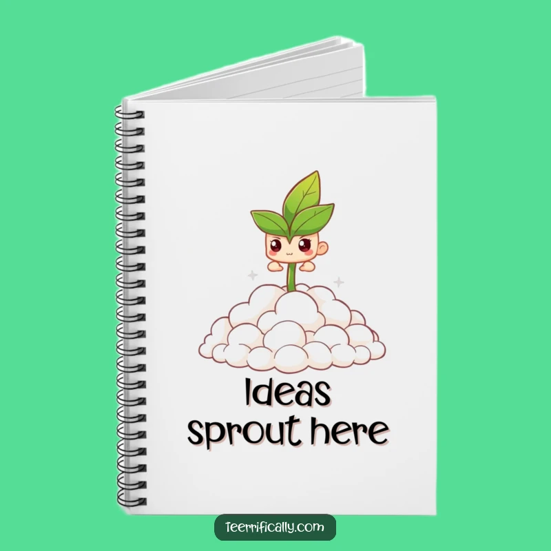 Funny Notebook: Sprout's Bright Ideas, Growth Journal, Great Gift