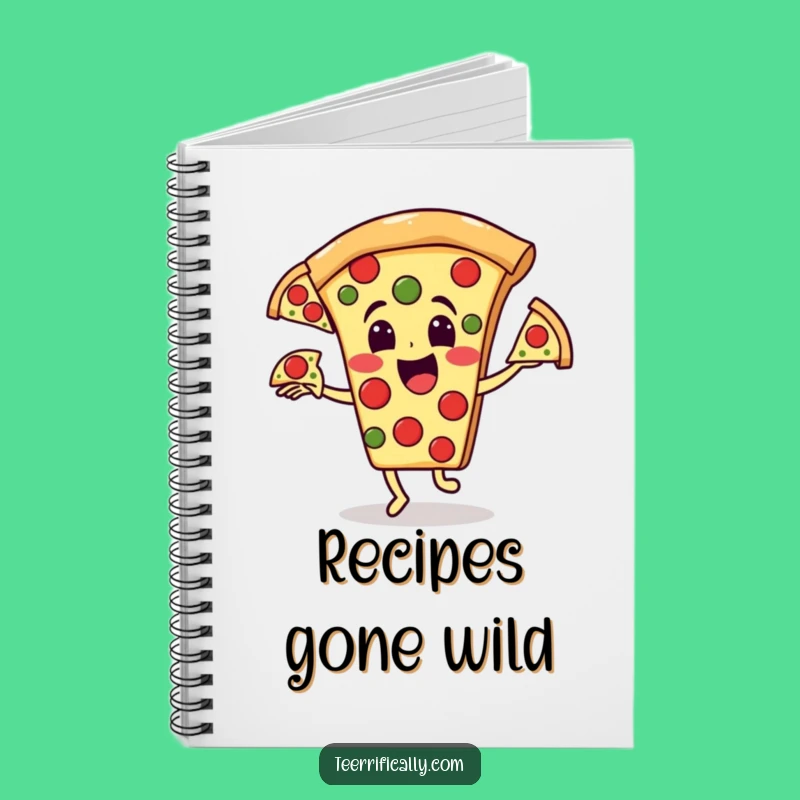 Funny Pizza Pepperoni Juggling Notebook: Jot Down Ideas with This Hilarious Cover