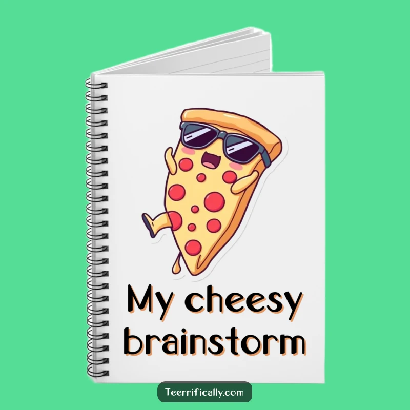 Funny Pizza Somersault Notebook: Hilarious Journal for Ideas